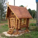 Dřevěná chata pro děti
