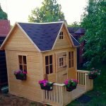 Casa de madera para la niña
