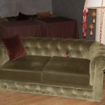 Sofa etter reparasjon