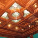 Elegante soffitto in legno