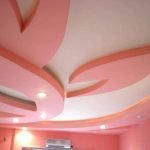 Pink ceiling