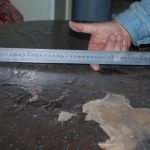 Measure the size of the countertops