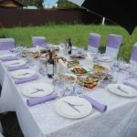 Banquete al aire libre