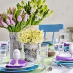 Wielkanocna porcja w odcieniach fioletu