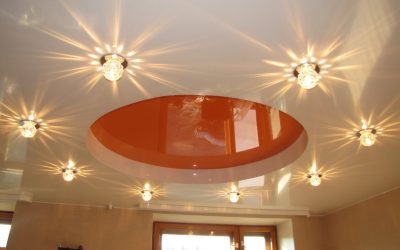 Quelles lumières sont meilleures pour un plafond tendu