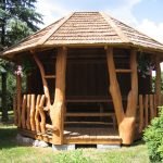 Fából készült kerti pavilon csináld magad