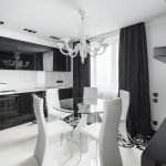 Zwart-witte keukendecoratie