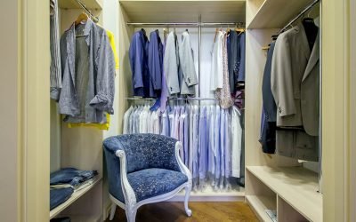 How to make a dressing room from a pantry