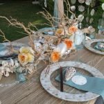 Seashells table decor