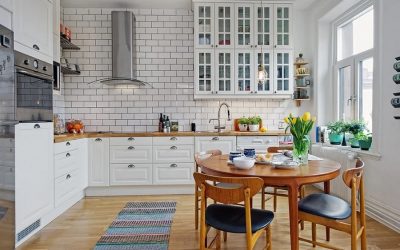 Køkken i skandinavisk stil: 100 idéebilleder