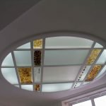 Kulatý skleněný strop