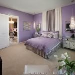 Lilac αποχρώσεις στο υπνοδωμάτιο