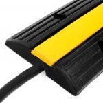 Rubber cable channel