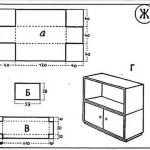Cardboard furniture layout
