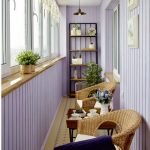 Balcon violet