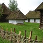 Ukrainische Hütten