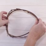 Vytvoření kruhu větviček