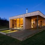 Dřevěné domy s terasou