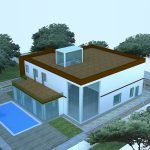 Projeto de telhado plano