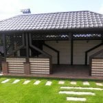Brick pavilion