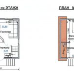 Plan d'étage d'une maison privée