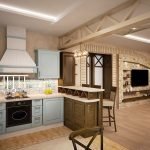 Interiørdesign kjøkken-stue