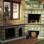 Tiles for fireplace and stoves