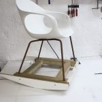 Originálne hojdacia stolička