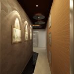 proiectarea podelei și a pereților din coridor