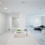 White studio apartment