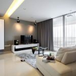 Vardagsrum i minimalistisk stil