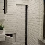 White gypsum tile