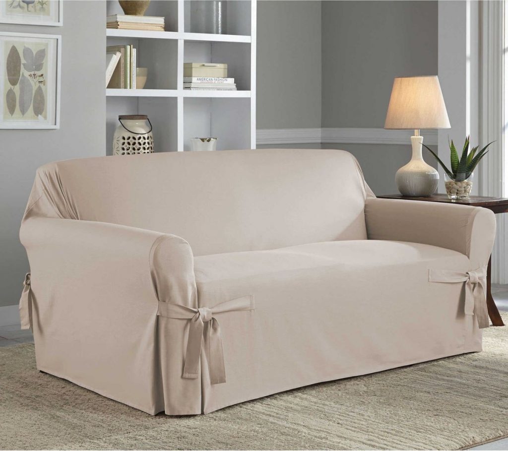 Sofa cover with armrests