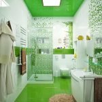 Bathroom in green