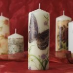Свещи с пеперуда