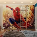 Spiderman seinällä