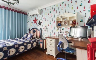 Wallpaper in the children's room for boys: types, themes, colors, design, photo wallpaper