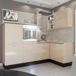 Kitchen furniture with oven