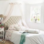 Provence style bed canopy